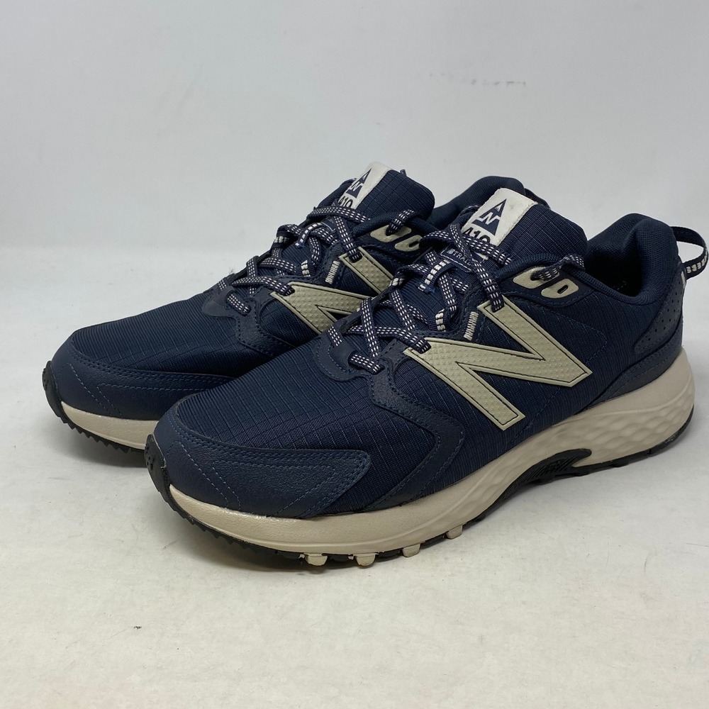 New Balance 410v7 Mens Trail Running Shoes Navy Blue Tan MT410S07 10